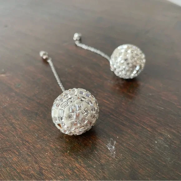 Disco Ball Earrings - Picture 1 of 4